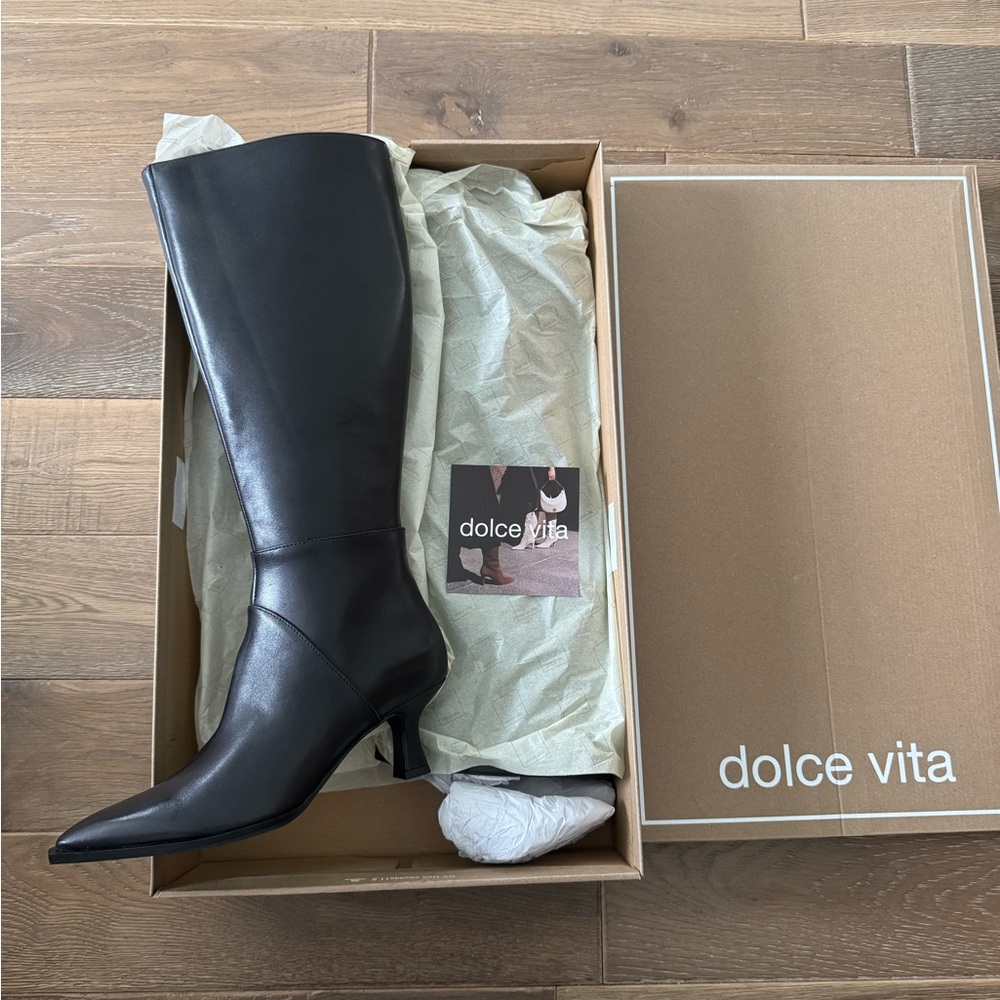 Dolce Vita Black Heeled Boots for Women NEW!!! NEVER WORN!!